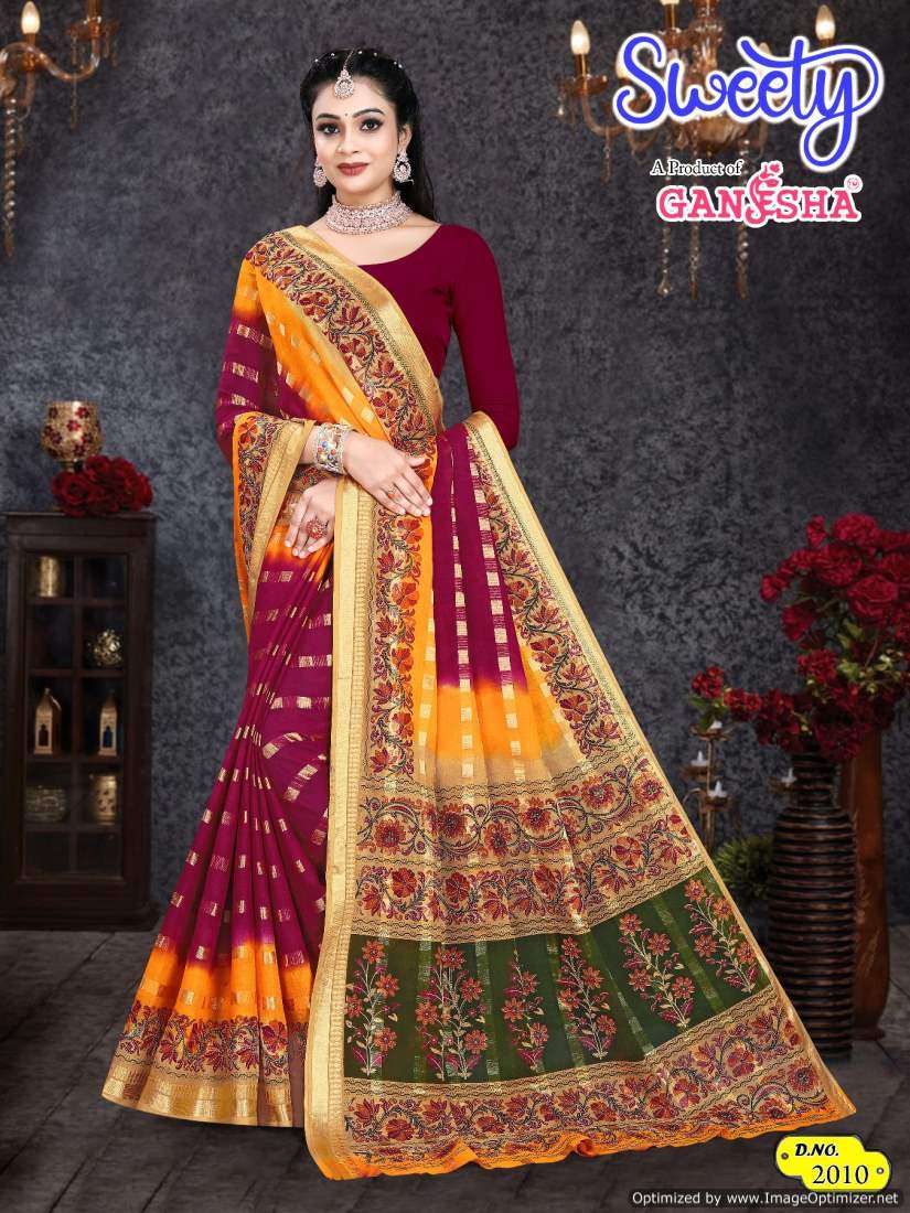 Ganesha Sweety Vol-2 – Cotton Sarees - Wholesale Catalog
