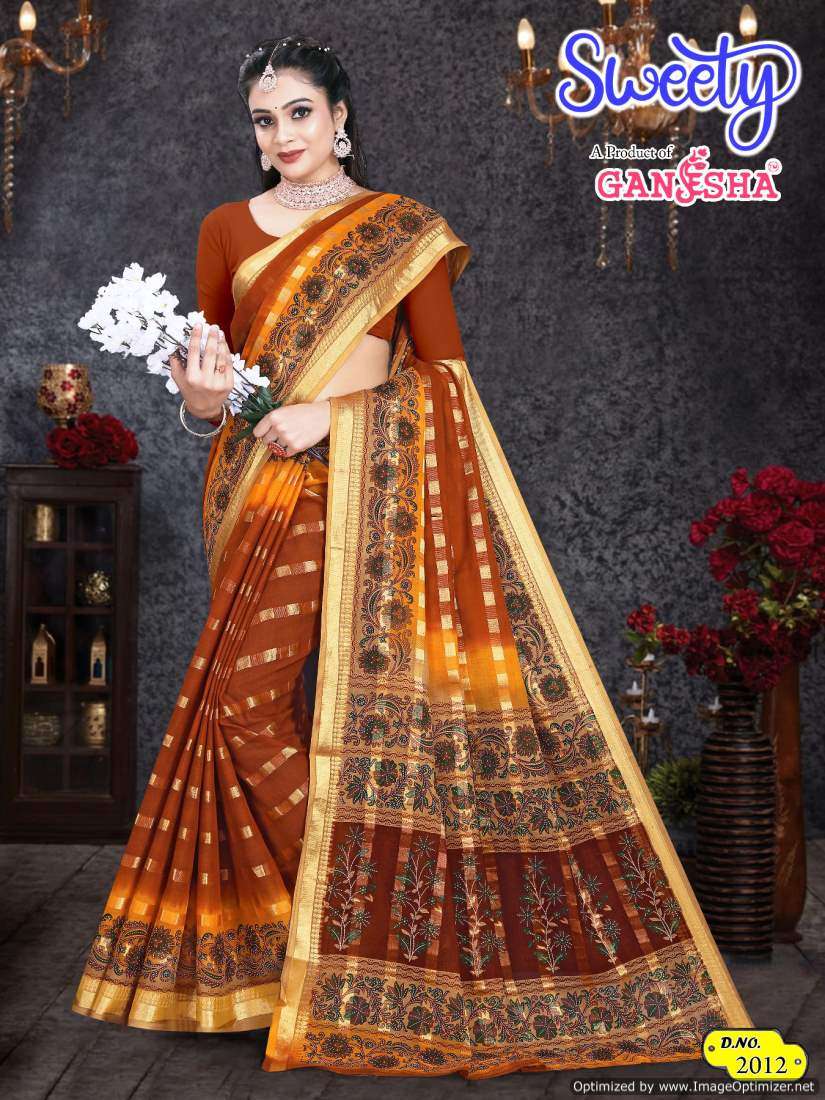 Ganesha Sweety Vol-2 – Cotton Sarees - Wholesale Catalog