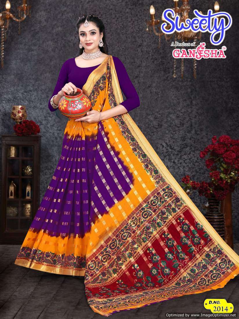 Ganesha Sweety Vol-2 – Cotton Sarees - Wholesale Catalog