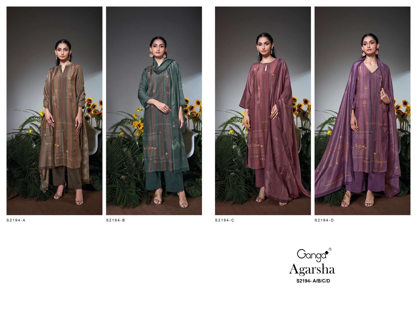Ganga AGARSHA Salwar kameez Wholesale catalog