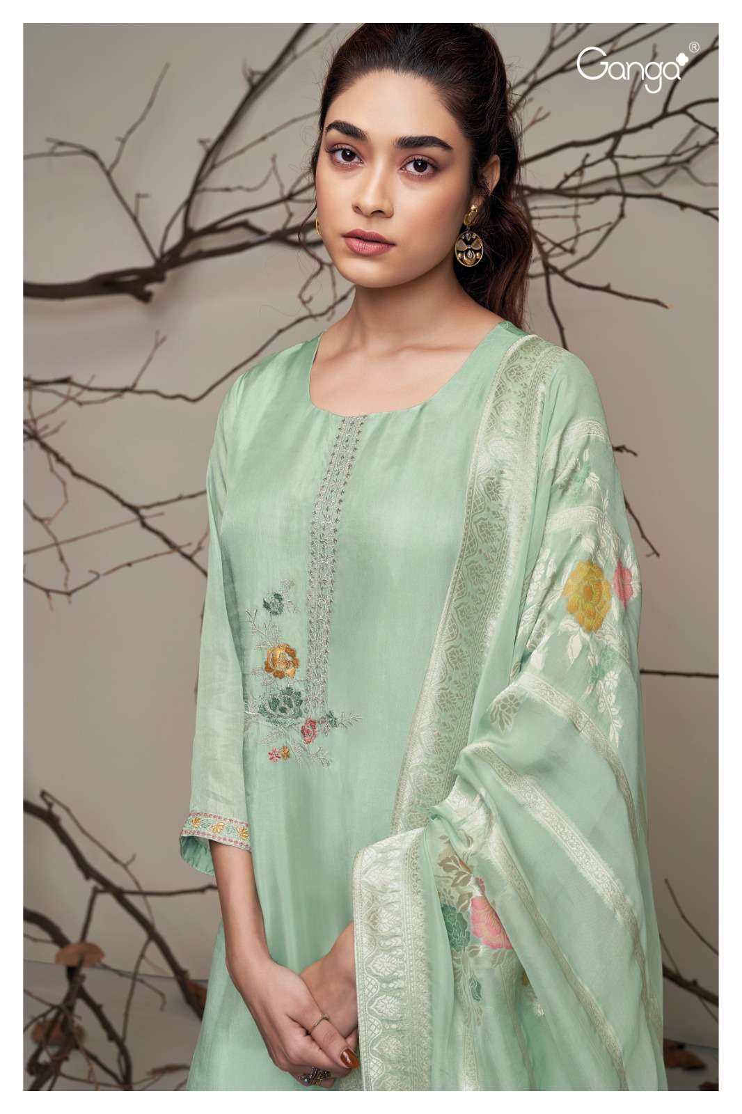 Ganga Georgia Salwar kameez Wholesale catalog