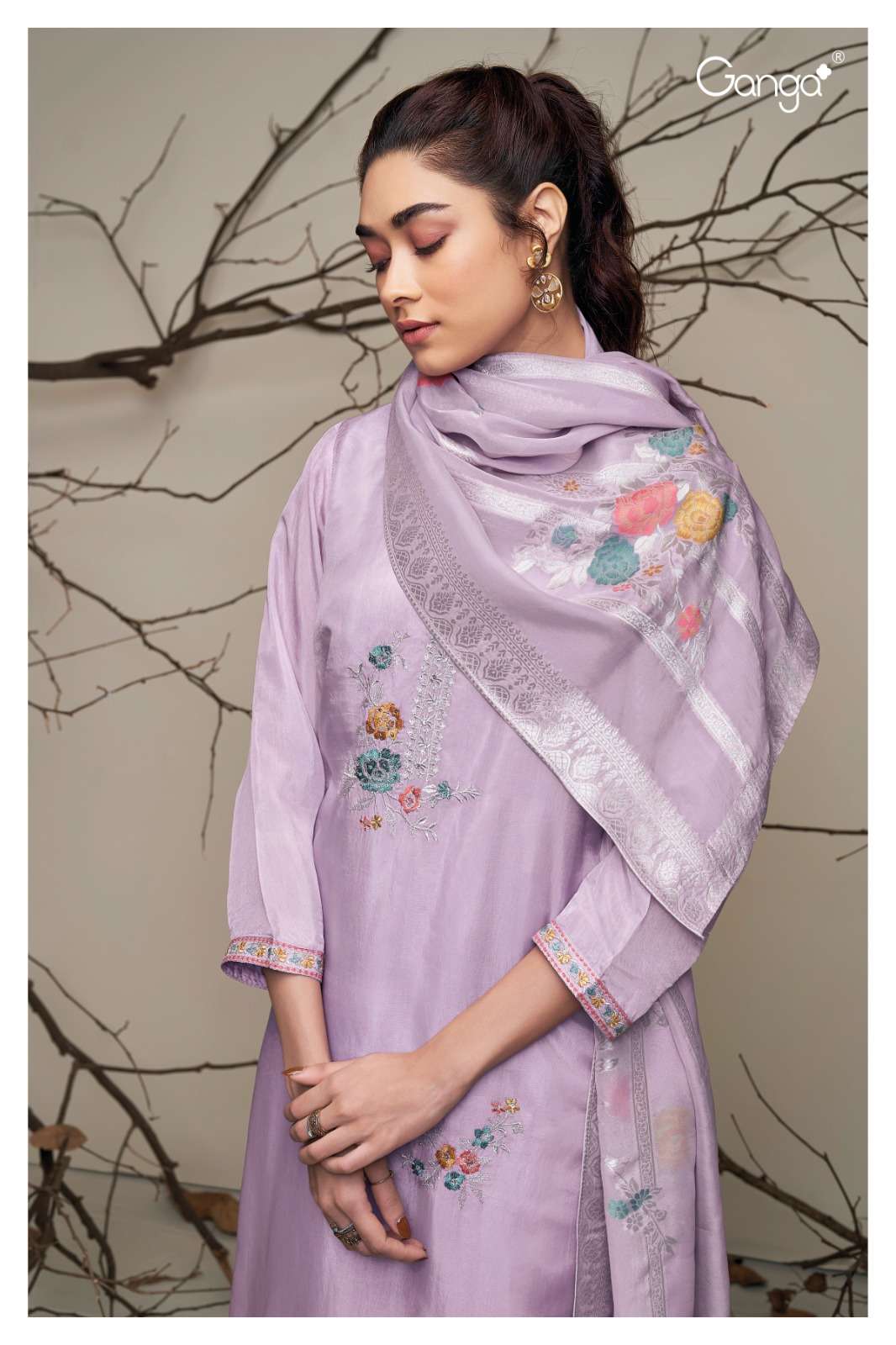 Ganga Georgia Salwar kameez Wholesale catalog