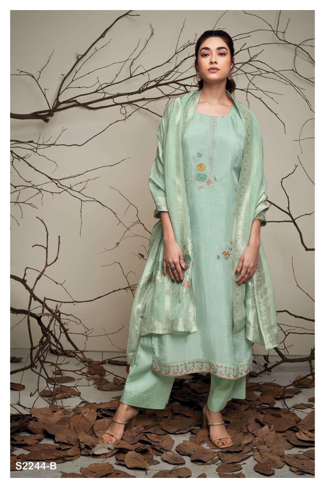 Ganga Georgia Salwar kameez Wholesale catalog