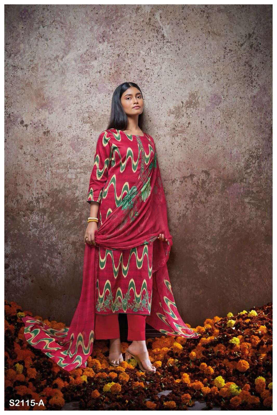 Ganga SALLIE 2115 Salwar kameez Wholesale catalog