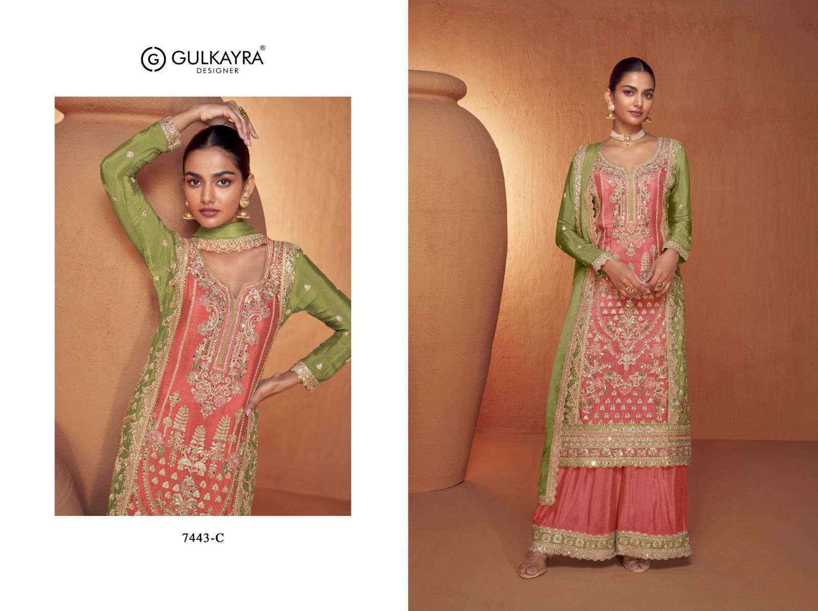 Gulkayra Saheli Chinon Designer Salwar Suit Wholesale catalog