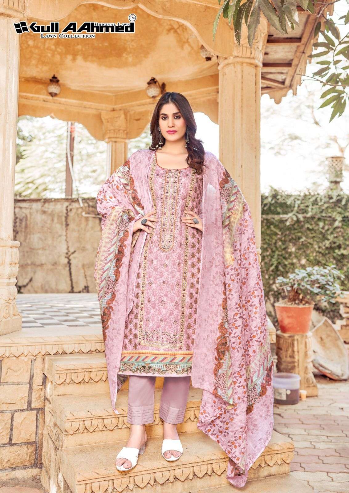 Gull Aahmed Bin Saeed Vol 3 Cotton Dress Material Wholesale catalog