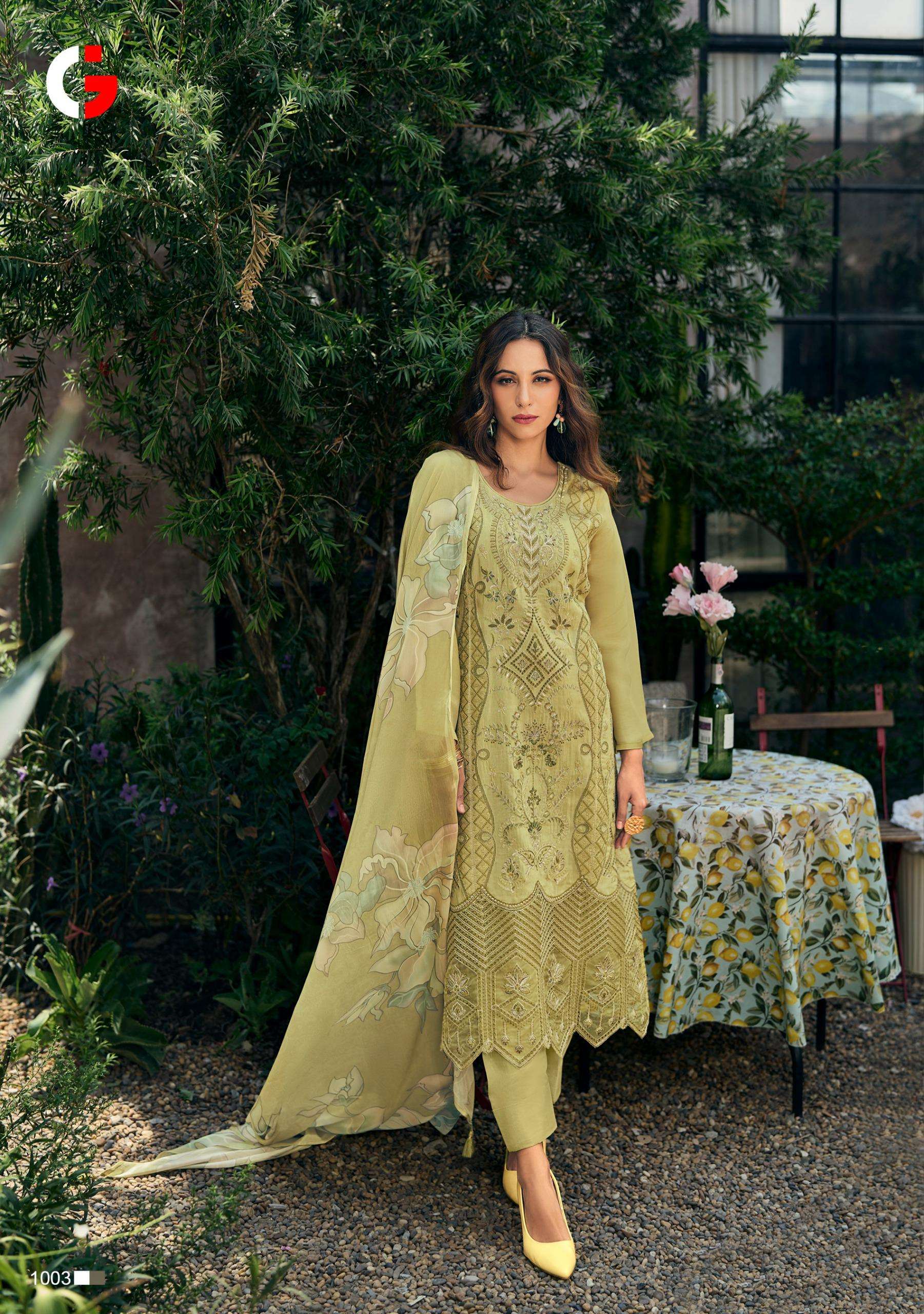 Gull Jee Ananta Silk Embroidred Salwar Suit Wholesale catalog