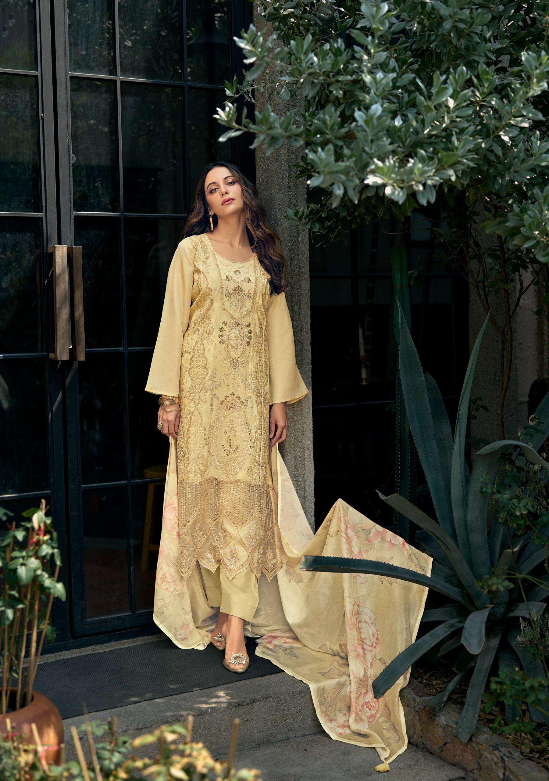 Gull Jee Ananta Silk Embroidred Salwar Suit Wholesale catalog