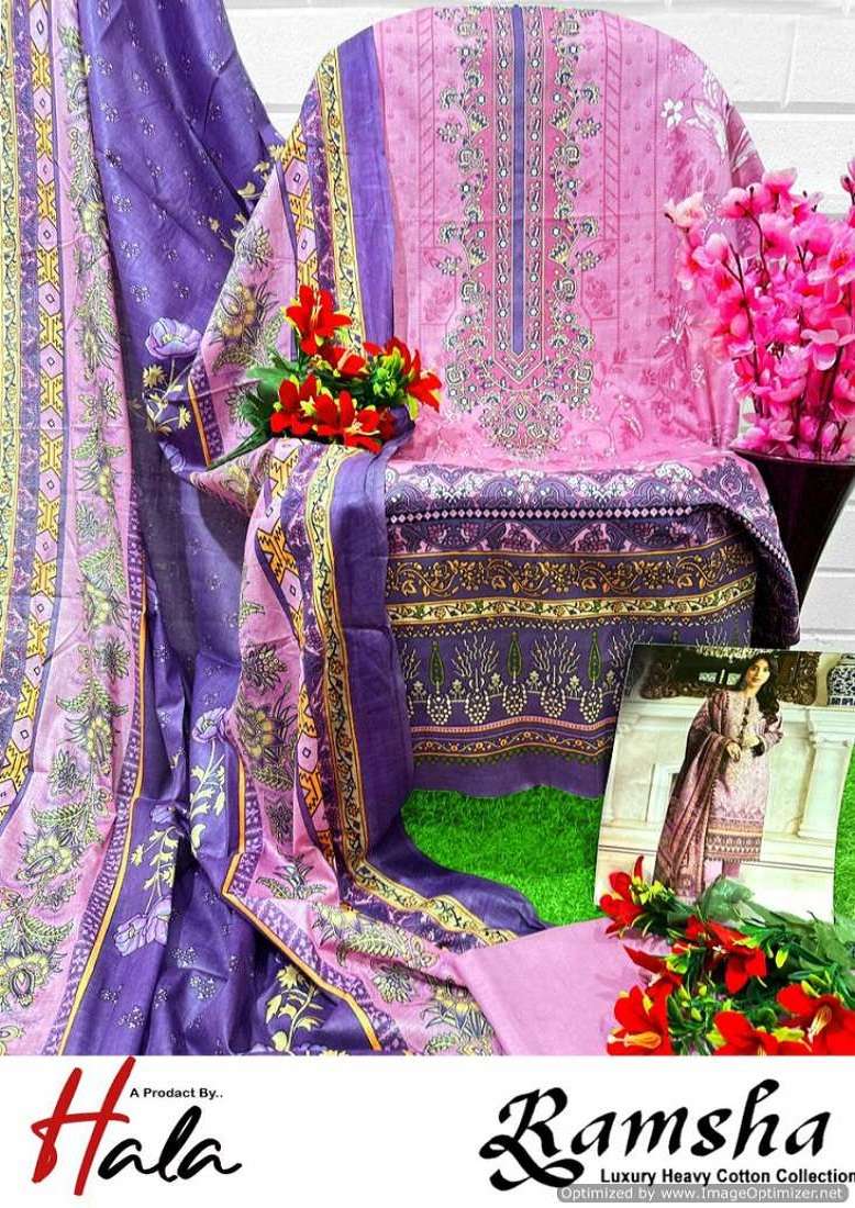 Hala Ramsha Vol-1 – Dress Material - Wholeslae Catalog