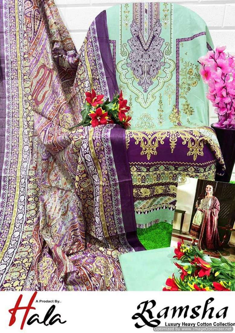 Hala Ramsha Vol-1 – Dress Material - Wholeslae Catalog