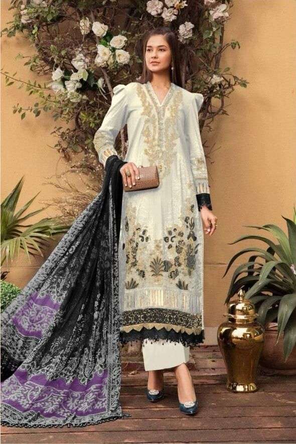 Hazzel Maria B 80ABCD CHIFFON DUPPTA  Salwar Kameez Wholesale catalog