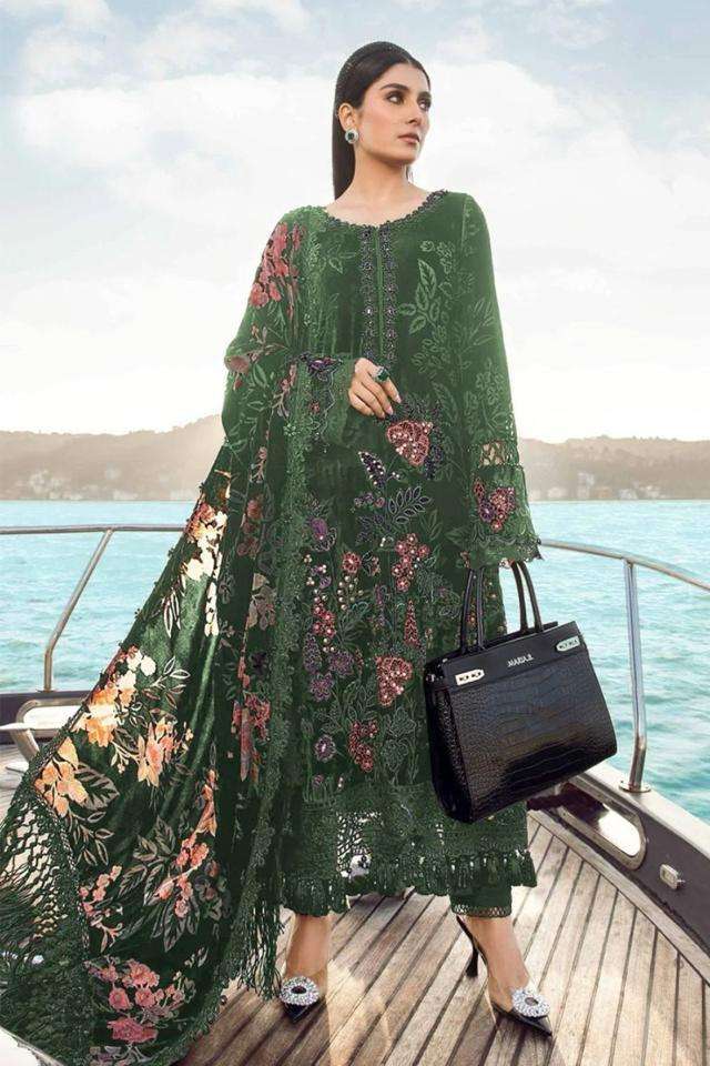 Hazzel Maria B Vol 4 Cotton Salwar Suit Wholesale catalog