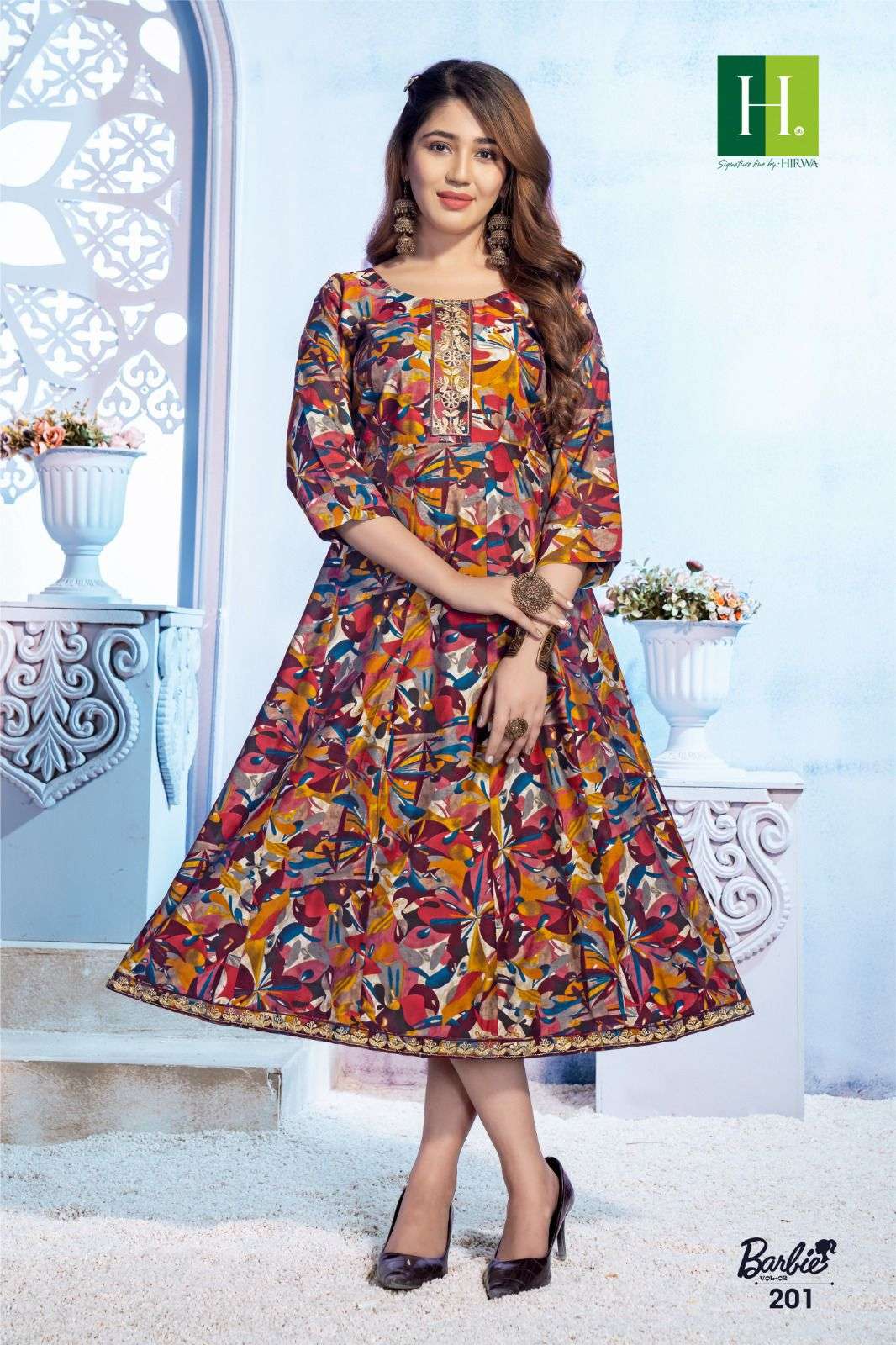 HIRWA Barbie-2 Kurti Wholesale catalog
