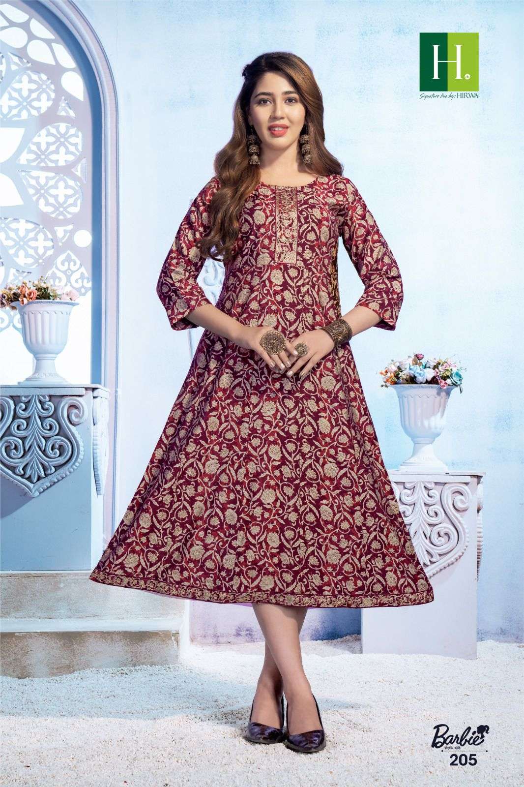 HIRWA Barbie-2 Kurti Wholesale catalog