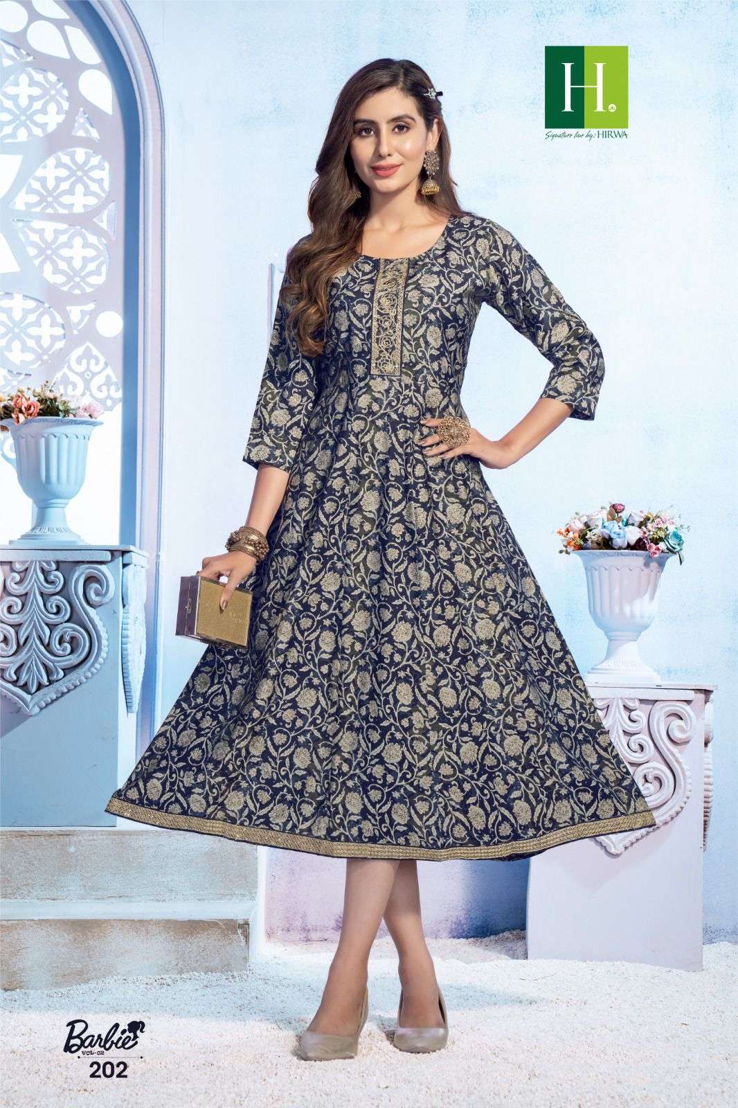 HIRWA Barbie-2 Kurti Wholesale catalog