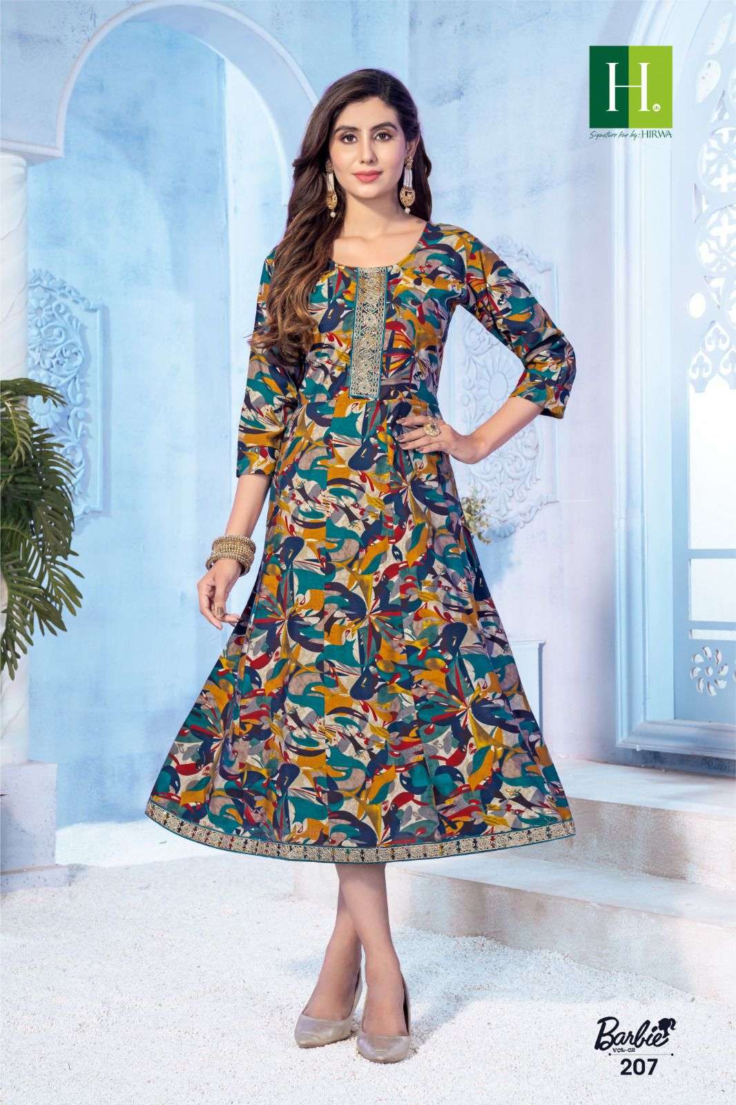 HIRWA Barbie-2 Kurti Wholesale catalog