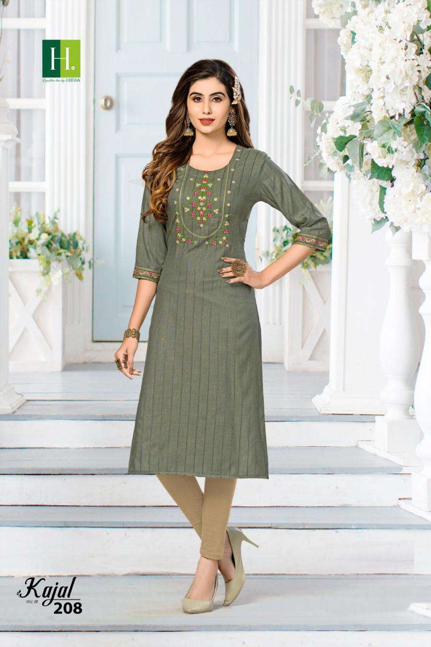 HIRWA KAJAL VOL-2 Kurti Wholesale catalog