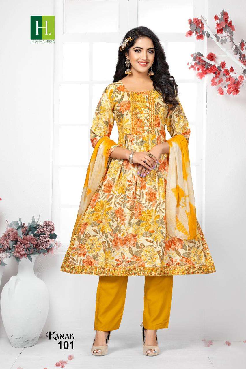 HIRWA Kanak Kurti Wholesale catalog