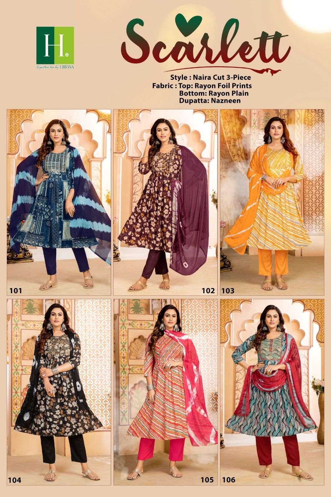 HIRWA SCARLETT Kurti Wholesale catalog