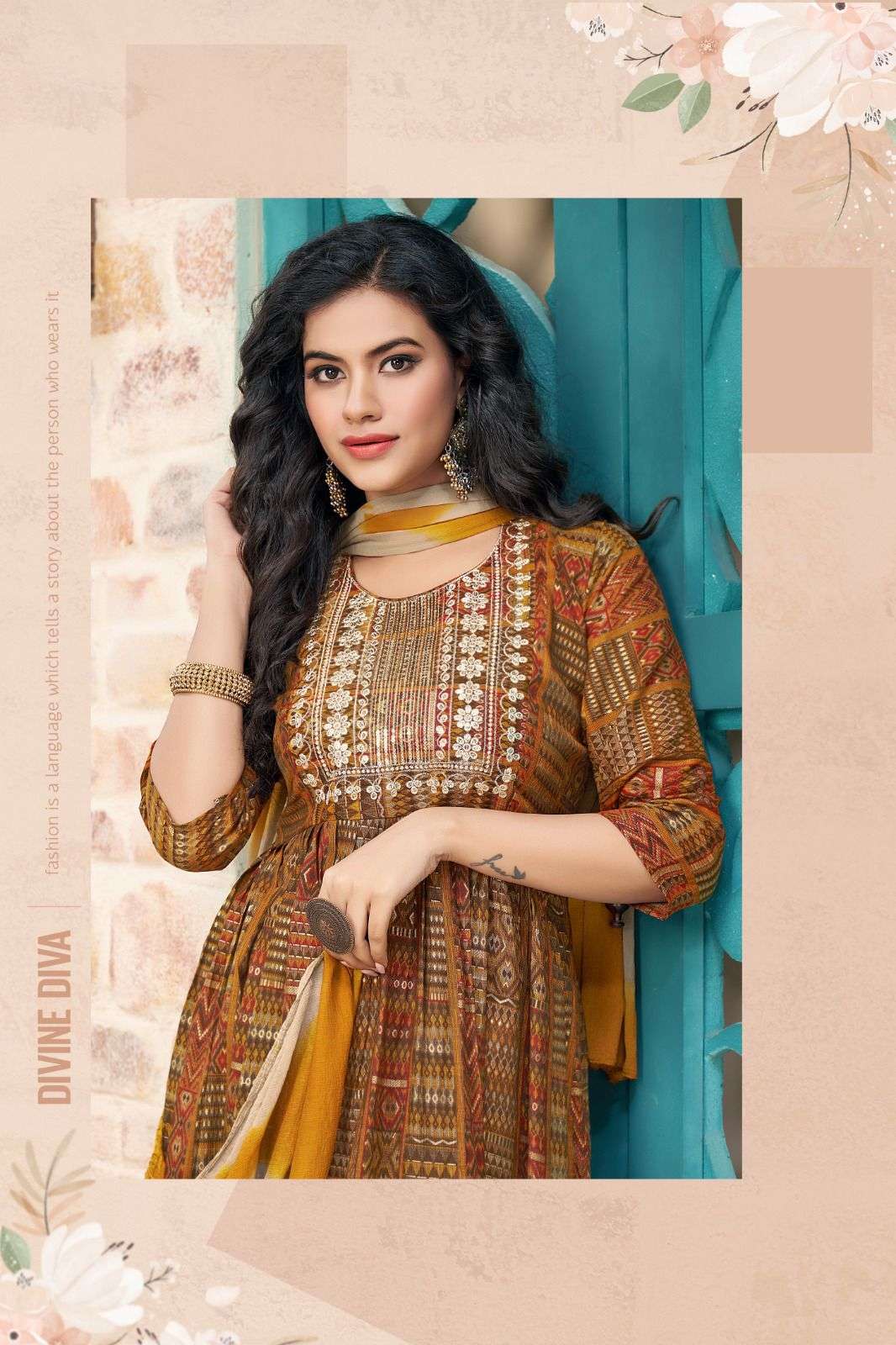 HIRWA SHEEN NAIRA Kurti Wholesale catalog