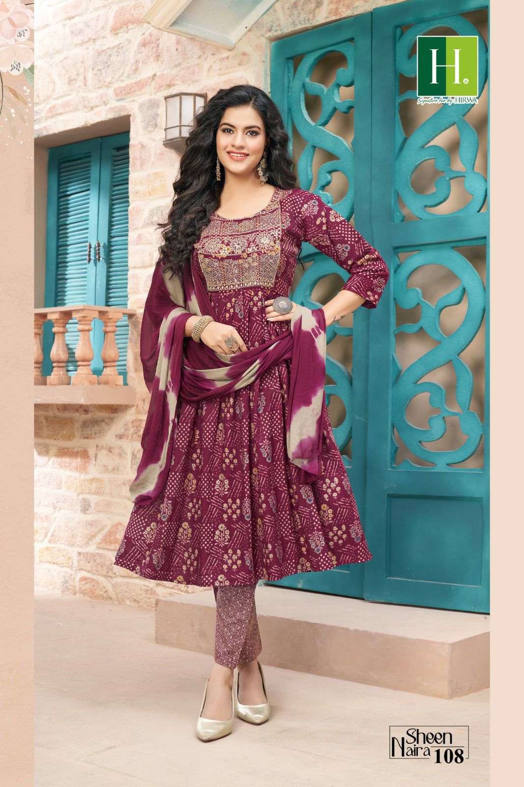 HIRWA SHEEN NAIRA Kurti Wholesale catalog