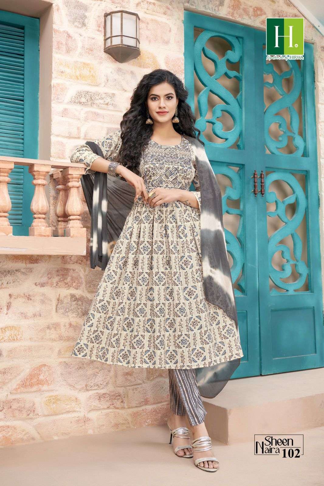 HIRWA SHEEN NAIRA Kurti Wholesale catalog