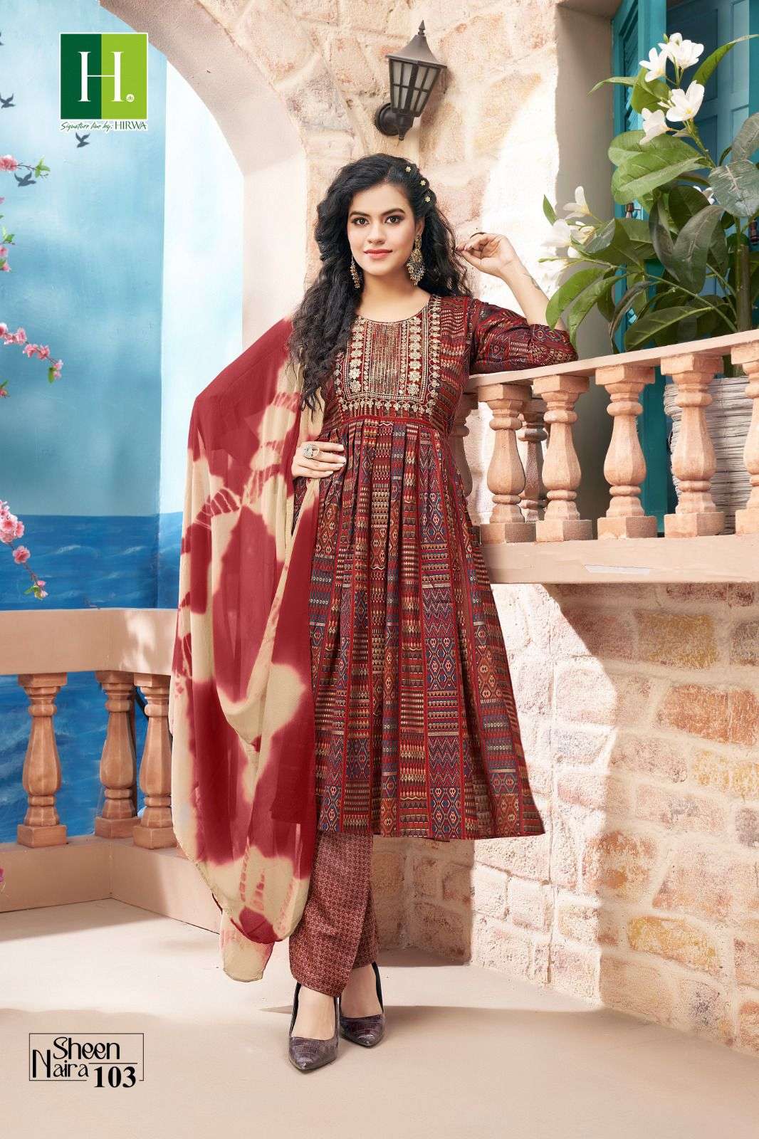 HIRWA SHEEN NAIRA Kurti Wholesale catalog