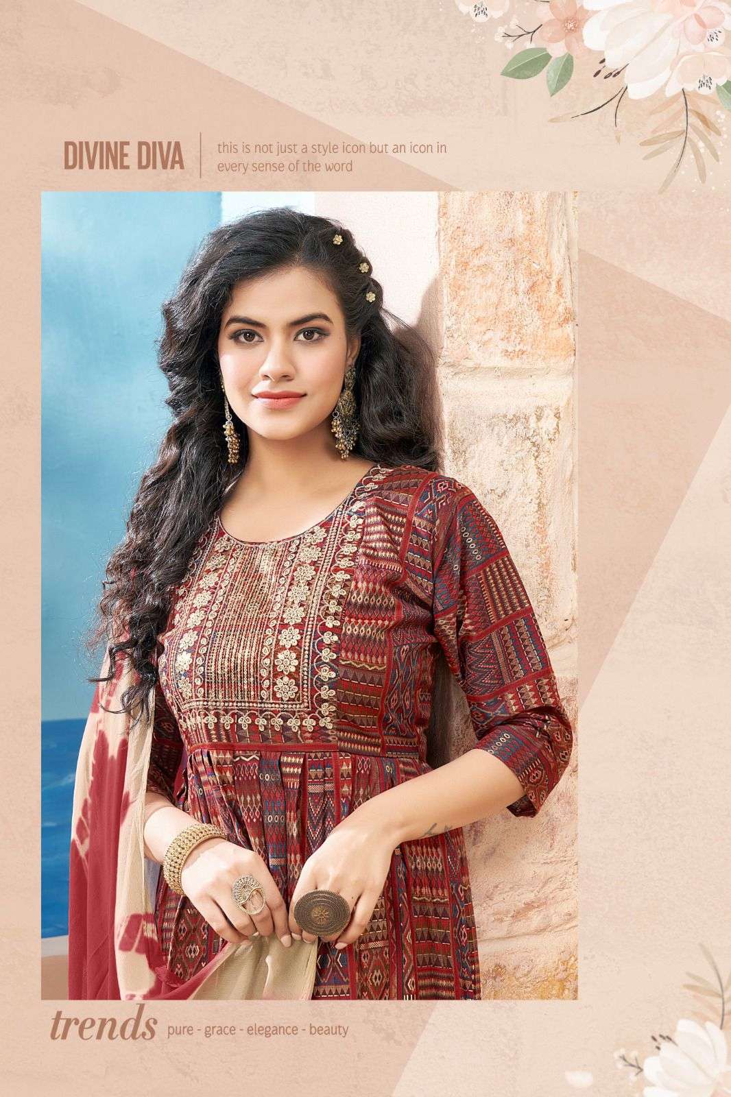 HIRWA SHEEN NAIRA Kurti Wholesale catalog