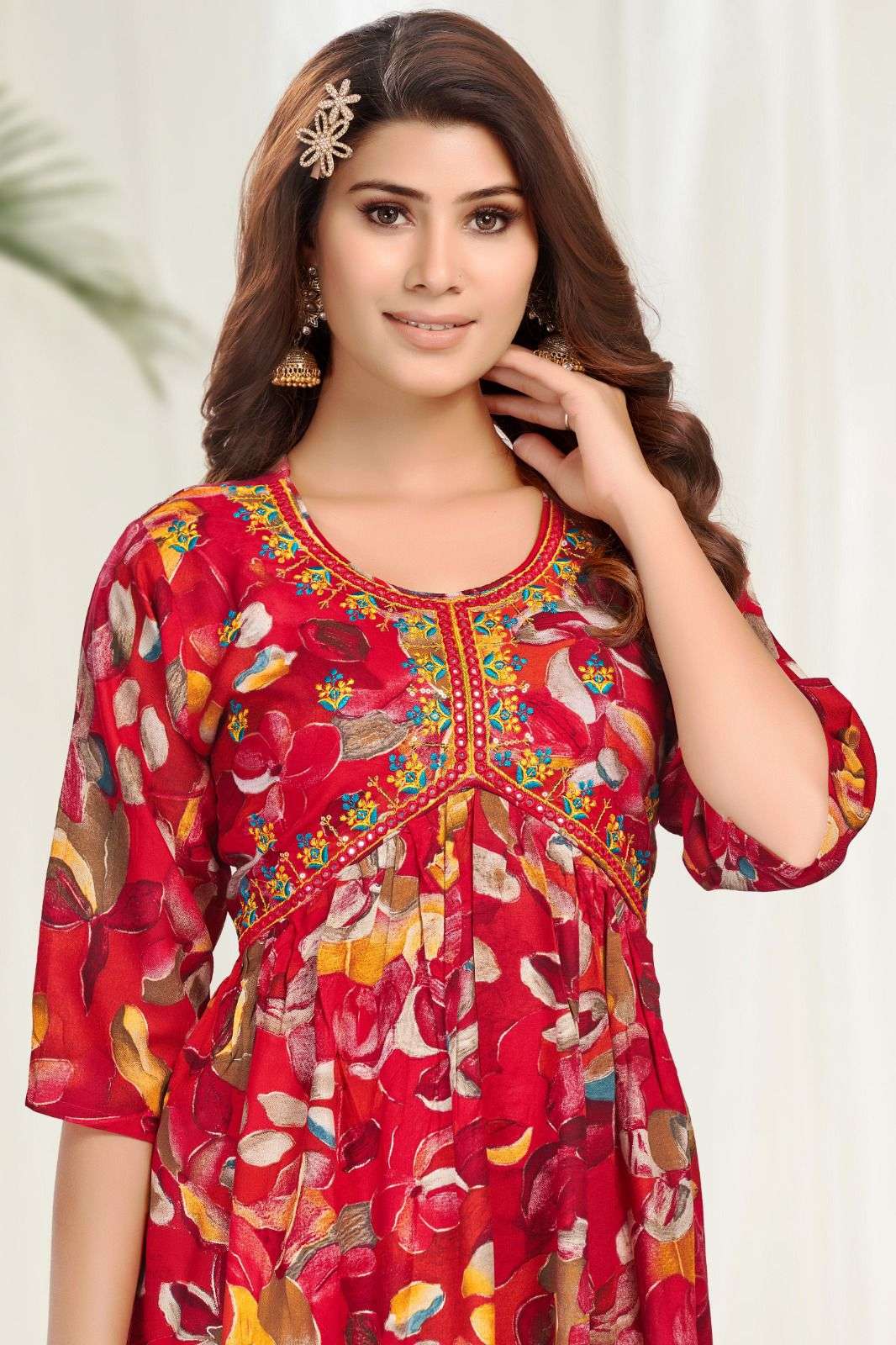 HIRWA SIYAAHI ALIA Kurti Wholesale catalog