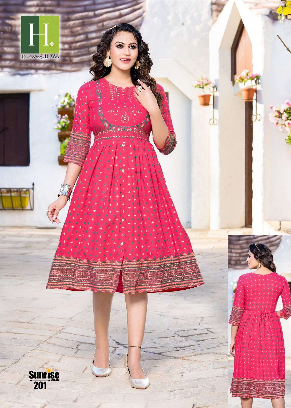 HIRWA SUNRISE VOL-2 Kurti Wholesale catalog