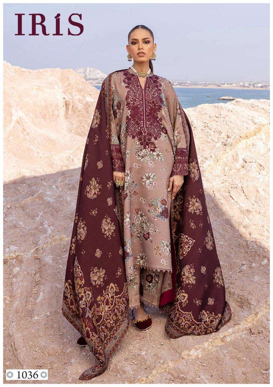 Iris Afsana Vol-4- Heavy Luxury Cotton Dress Material Wholesale Catalog