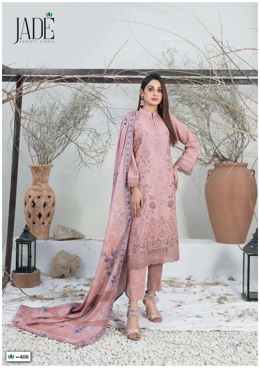Jade Crimson Vol-4 -Dress Material -Wholesale Catalog