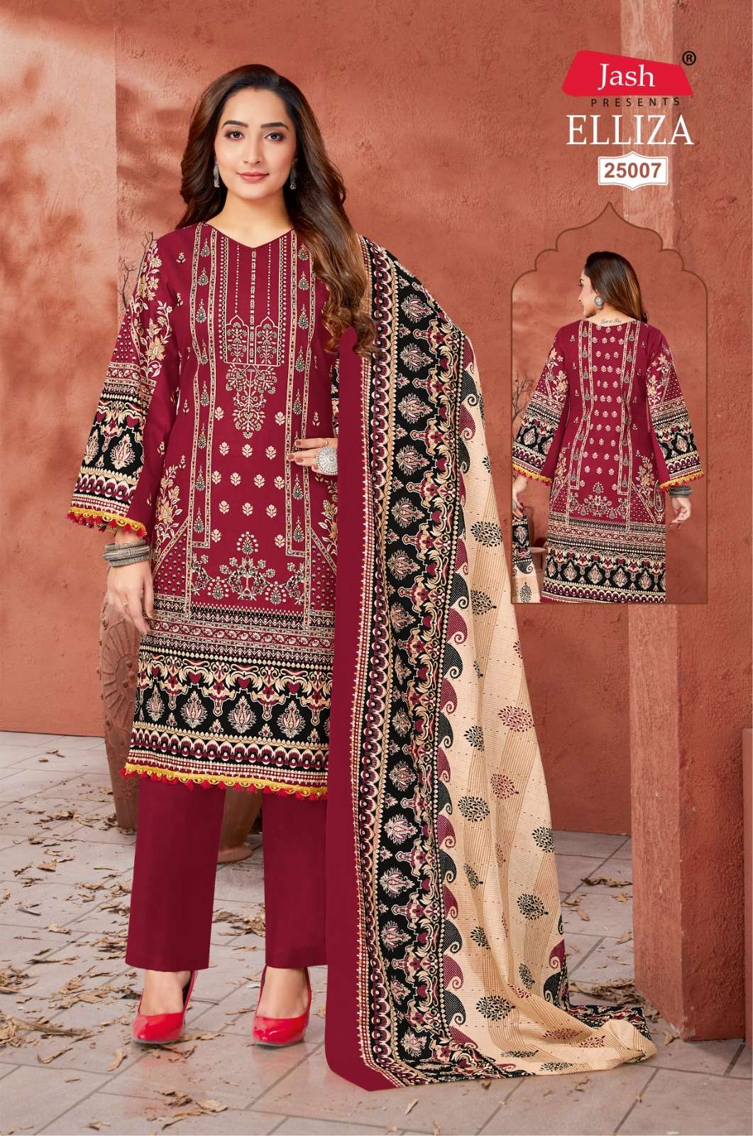 Jash Elliza Vol 25 Cotton Dress Material Wholesale catalog