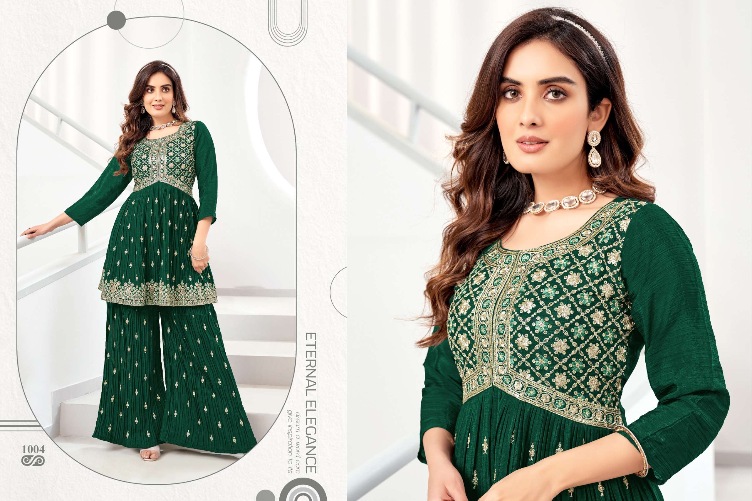 K.F FLORA Kurti with PLAJOO Wholesale catalog