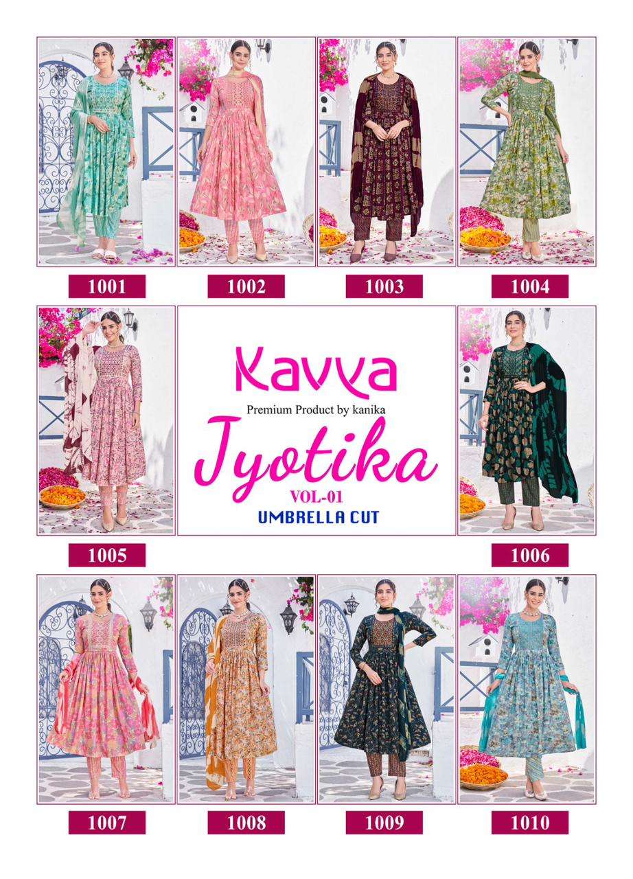 KAVYA JYOTIKA VOL 1 Kurti Wholesale catalog
