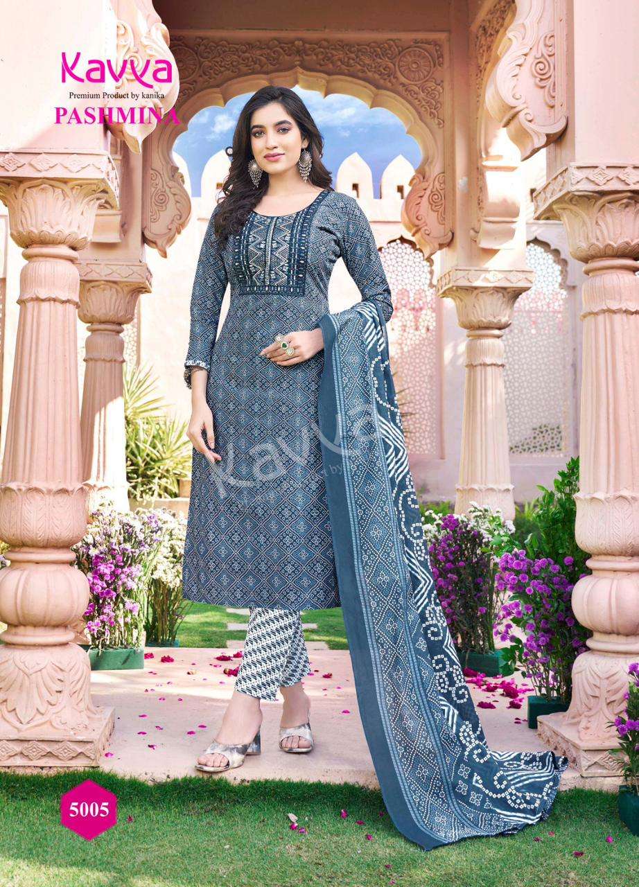 KAVYA  PASHMINA Vol -5 Kurti Wholesale catalog