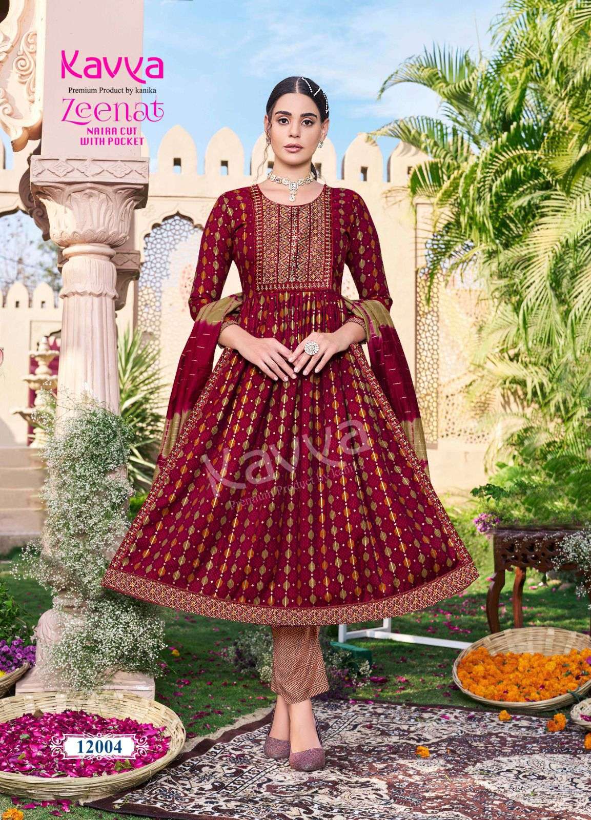 KAVYA ZEENAT VOL 12 Kurti Wholesale catalog