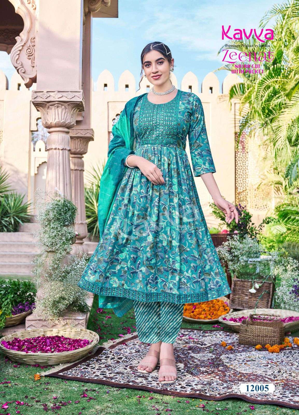 KAVYA ZEENAT VOL 12 Kurti Wholesale catalog