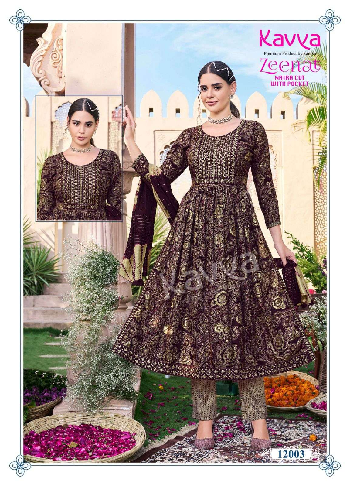 KAVYA ZEENAT VOL 12 Kurti Wholesale catalog