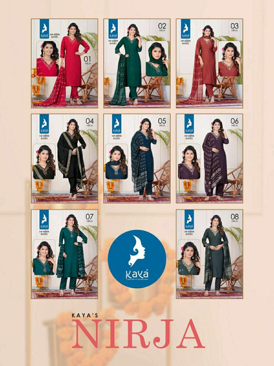 KAYA NIRJA Kurti Wholesale catalog