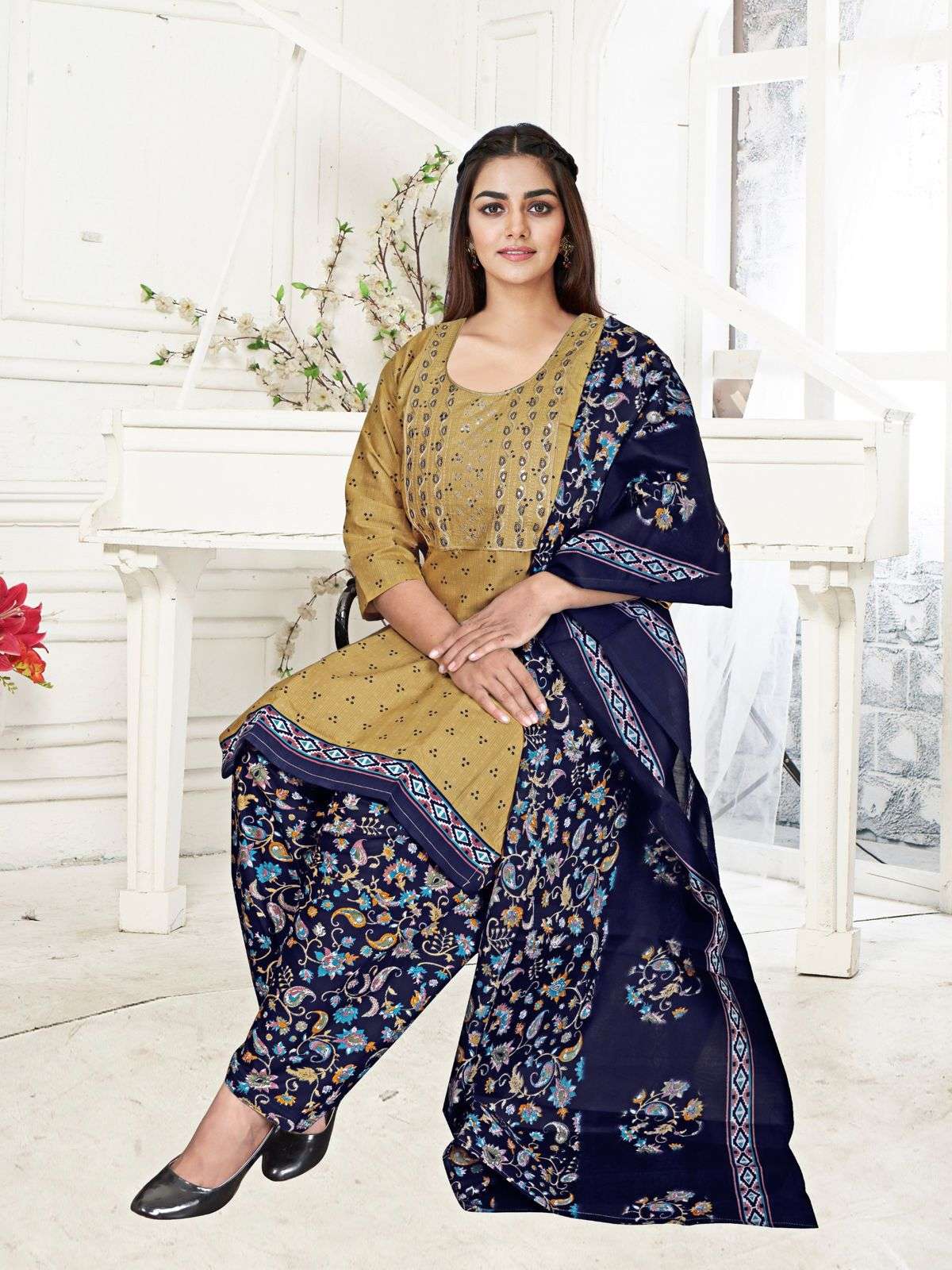 KC SPECLAL EMBROIDERY PATIYALA Vol- 1 Dress Materials Wholesale catalog