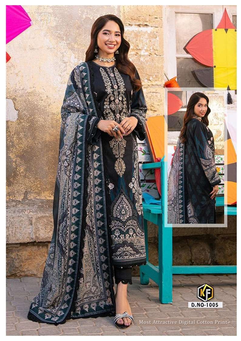 Keval Asim Jofa Luxury Digital Print Cotton Dress Material Wholesale Catalog