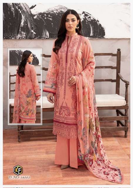 Keval Charizma Vol-14- Classy Luxury Cotton Dress Material Wholesale Catalog