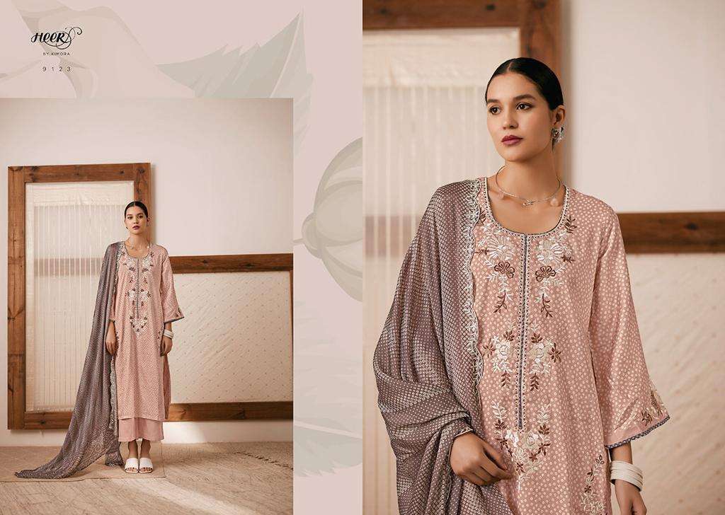 Kimora Heer Gara Vol 4 Muslin Digital Printed Salwar Kameez Wholesale catalog