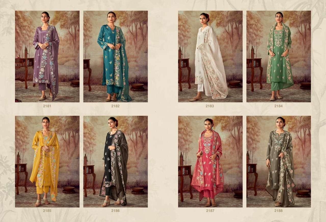 Kimora Heer Shahi Silk Designer Salwar Suits Wholesale catalog
