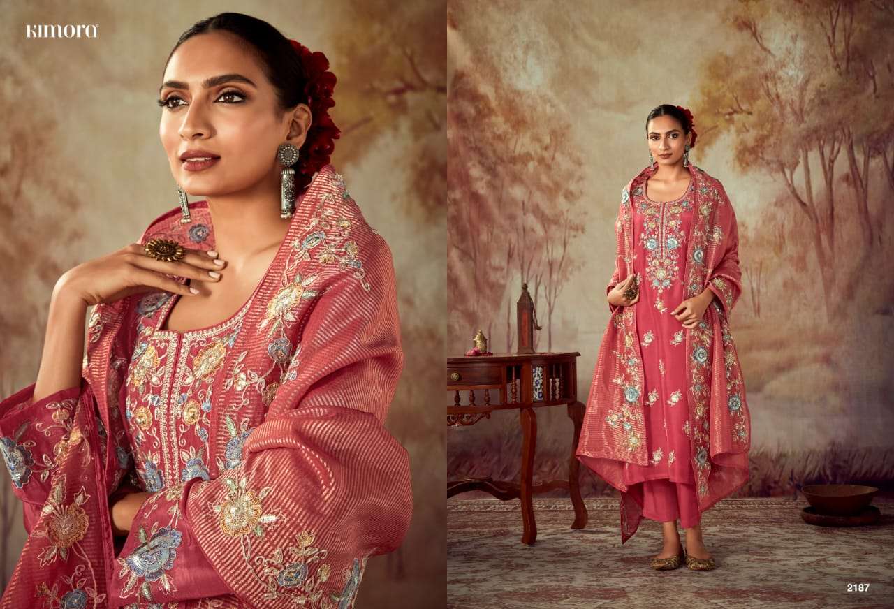 Kimora Heer Shahi Silk Designer Salwar Suits Wholesale catalog