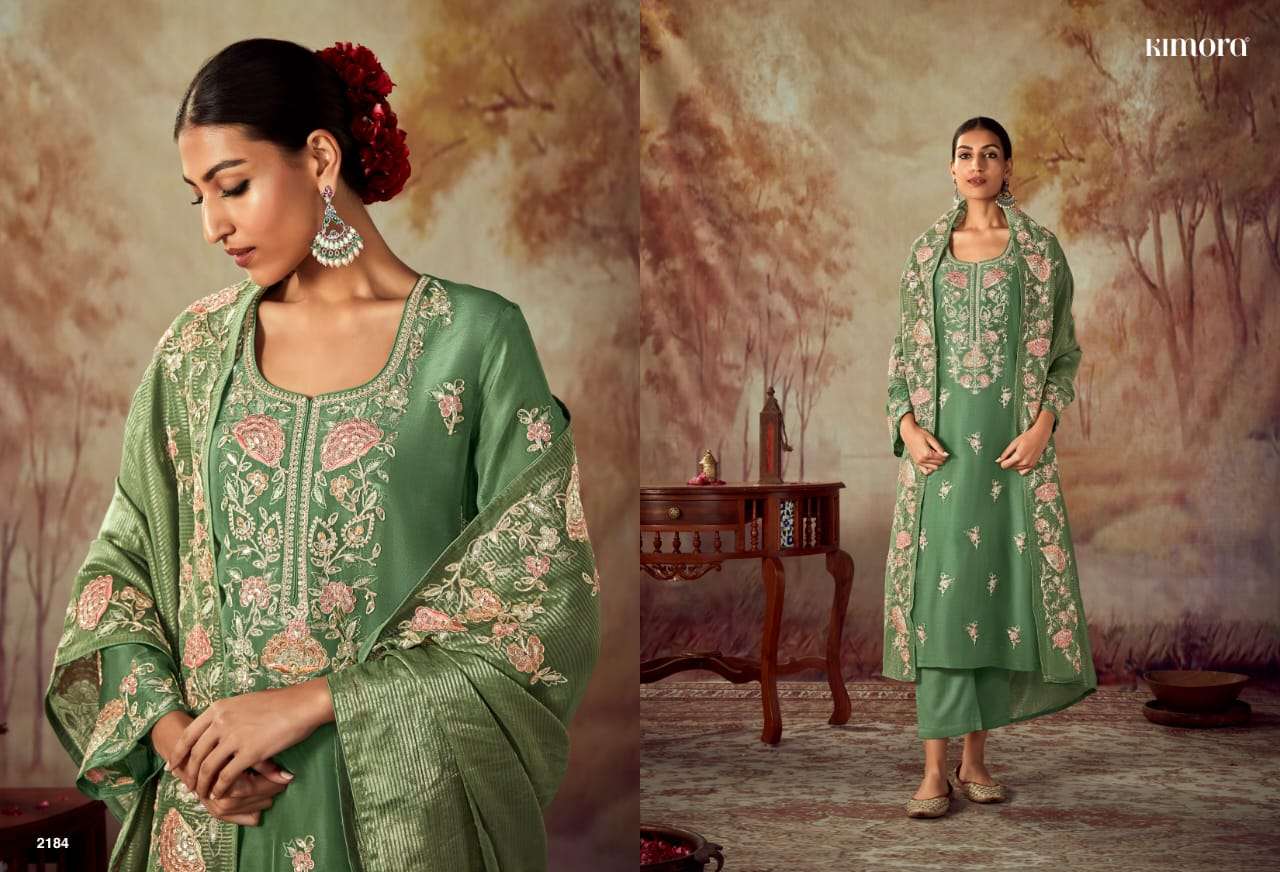 Kimora Heer Shahi Silk Designer Salwar Suits Wholesale catalog