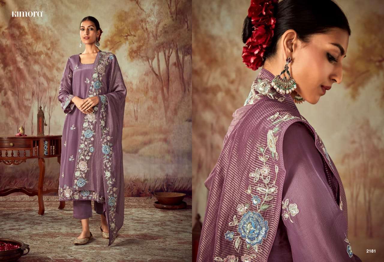 Kimora Heer Shahi Silk Designer Salwar Suits Wholesale catalog
