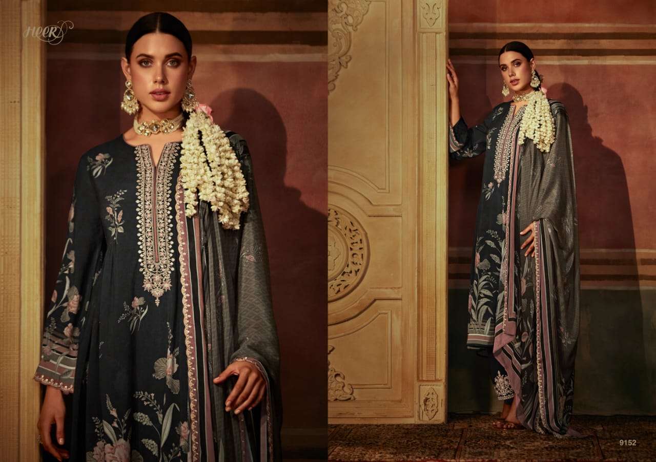 Kimora Heer Zulfa Maslin Digital Printed Salwar Kameez Wholesale catalog