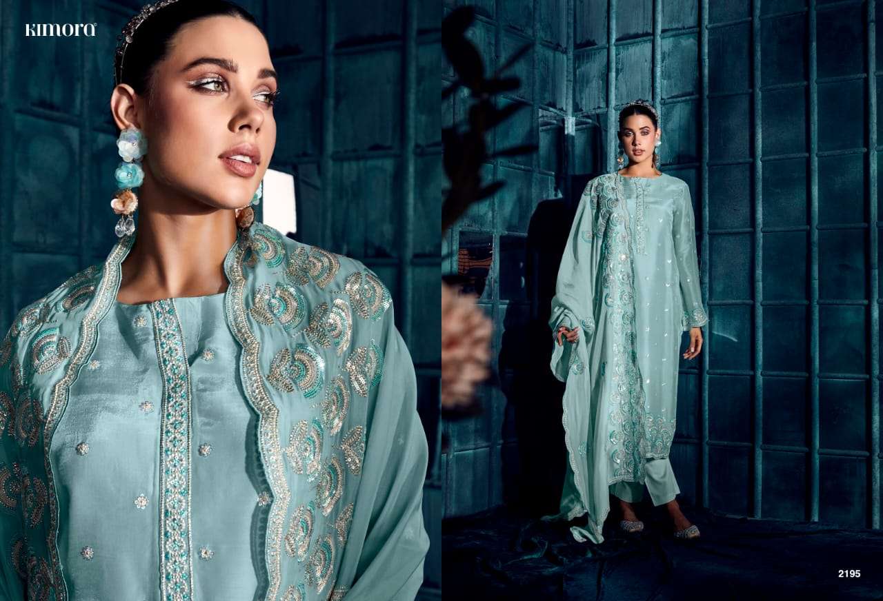 Kimora Ruby Modal Silk Embroidred Salwar Kameez Wholesale catalog